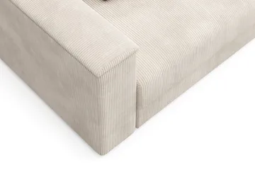 Bergen Extra Djup 3-sits Bäddsoffa med vändbar divan och förvaring i manchester - Beige - Möbler - Vardagsrum - Bäddsoffor