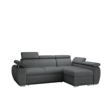 Binche 3-sits Bäddsoffa divan höger med förvaring