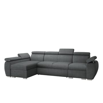 Binche 4-sits Bäddsoffa divan vänster med förvaring