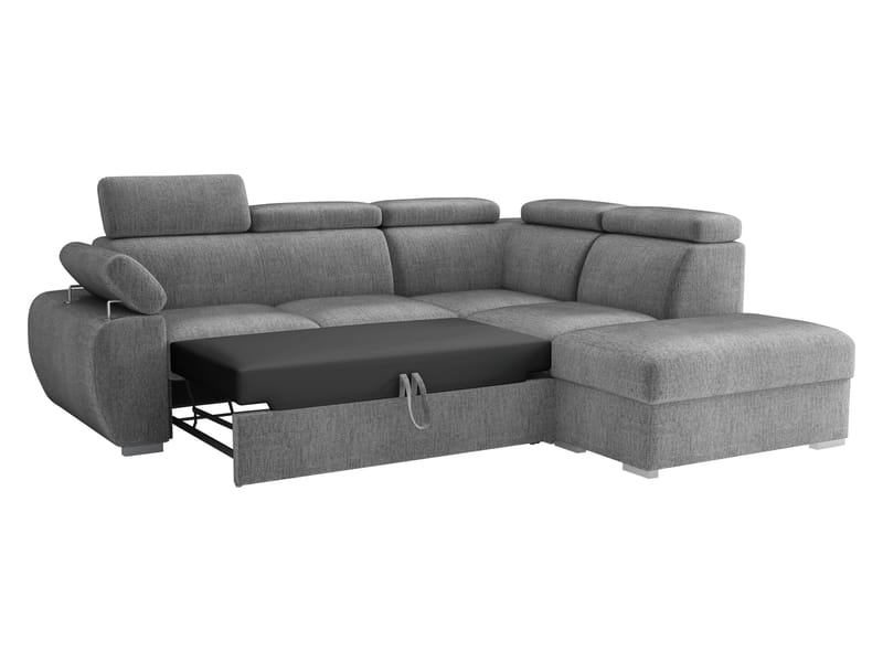 Binche 4-sits Bäddsoffa schäslong höger med förvaring - Brun - Möbler - Vardagsrum - Bäddsoffor