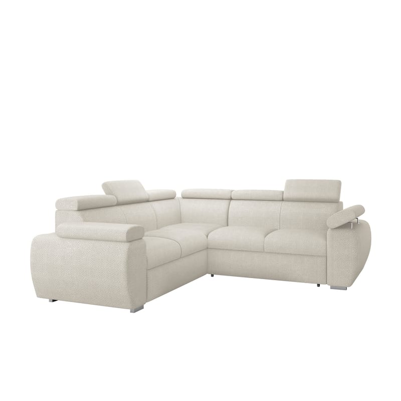 Binche 5-sits Bäddsoffa hörn med förvaring, Beige