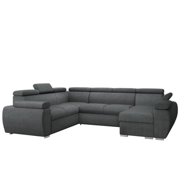 Binche 6-sits Bäddsoffa hörn med divan höger och förvaring