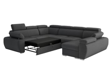 Binche 6-sits Bäddsoffa hörn med divan vänster och förvaring - Flow 06 - Möbler - Vardagsrum - Bäddsoffor - Hörnbäddsoffa