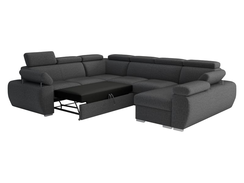 Binche 6-sits Bäddsoffa hörn med divan vänster och förvaring - Flow 09 - Möbler - Vardagsrum - Bäddsoffor - Hörnbäddsoffa
