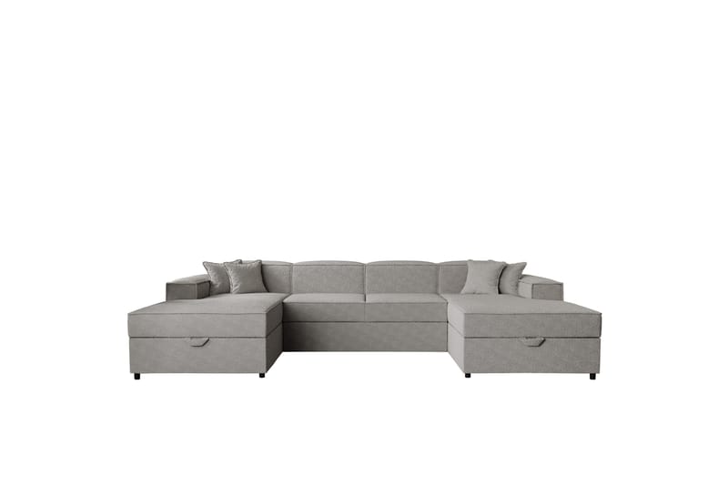 Bizantine Bäddsoffa Dubbeldivan 4-sits - Vit - Möbler - Vardagsrum - Bäddsoffor - U bäddsoffa