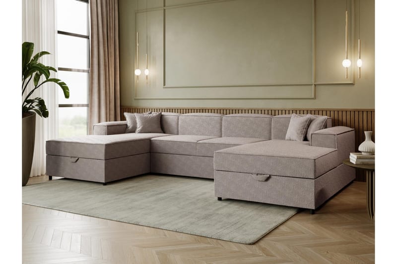 Bizantine Bäddsoffa Dubbeldivan 4-sits - Möbler - Vardagsrum - Bäddsoffor - U bäddsoffa