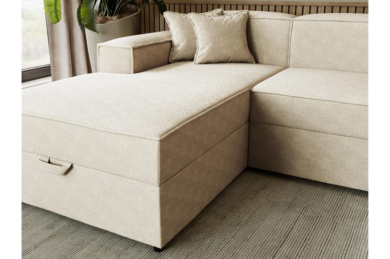Bizantine Bäddsoffa m. Divan 3-sits - Beige - Möbler - Vardagsrum - Bäddsoffor