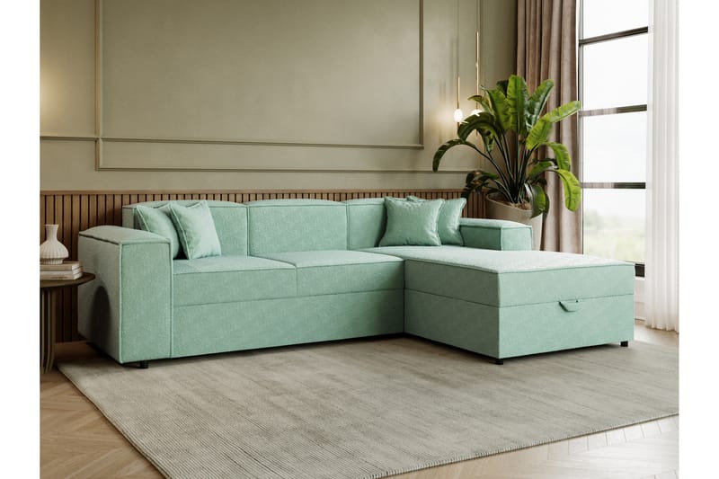 Bizantine Bäddsoffa m. Divan 3-sits - Grå - Möbler - Vardagsrum - Bäddsoffor