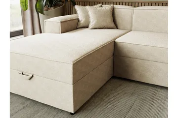 Bizantine Bäddsoffa m. Divan 3-sits - Grå - Möbler - Vardagsrum - Bäddsoffor