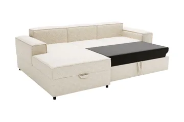 Bizantine Bäddsoffa m. Divan 3-sits - Rosa - Möbler - Vardagsrum - Bäddsoffor