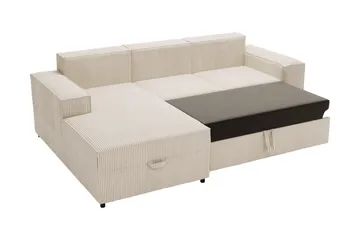 Bizantine Bäddsoffa m. Divan 3-sits - Vit - Möbler - Vardagsrum - Bäddsoffor