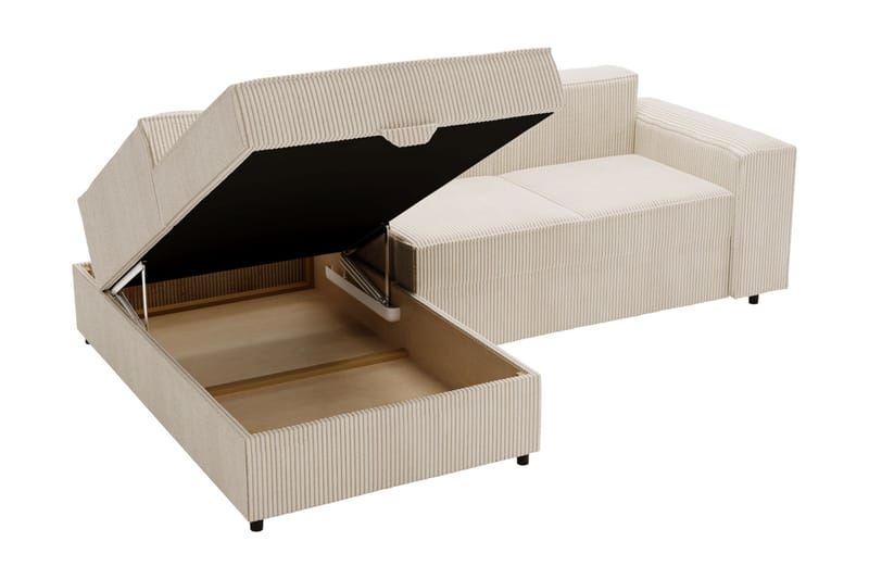 Bizantine Bäddsoffa m. Divan 3-sits - Vit - Möbler - Vardagsrum - Bäddsoffor