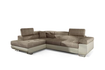Bobis Bäddsoffa med Schäslong Vänster - Beige - Möbler - Vardagsrum - Bäddsoffor