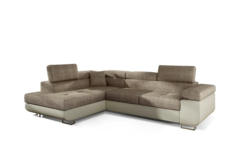 Bobis Bäddsoffa med Schäslong Vänster - Beige - Möbler - Vardagsrum - Bäddsoffor