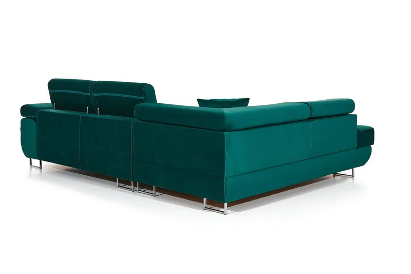 Bobis Bäddsoffa med Schäslong Vänster - Grön - Möbler - Vardagsrum - Bäddsoffor