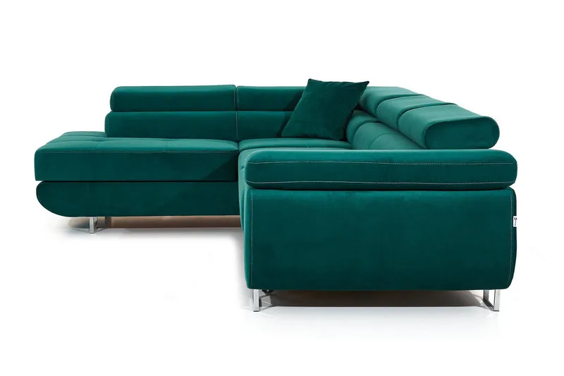 Bobis Bäddsoffa med Schäslong Vänster - Grön - Möbler - Vardagsrum - Bäddsoffor