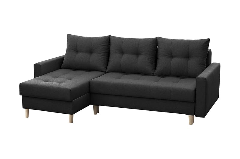 BODO Divanbäddsoffa 222x140x90 cm - Blå - Möbler - Vardagsrum - Bäddsoffor