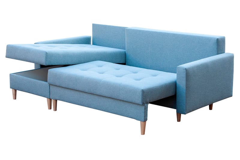 BODO Divanbäddsoffa 222x140x90 cm - Brun - Möbler - Vardagsrum - Bäddsoffor