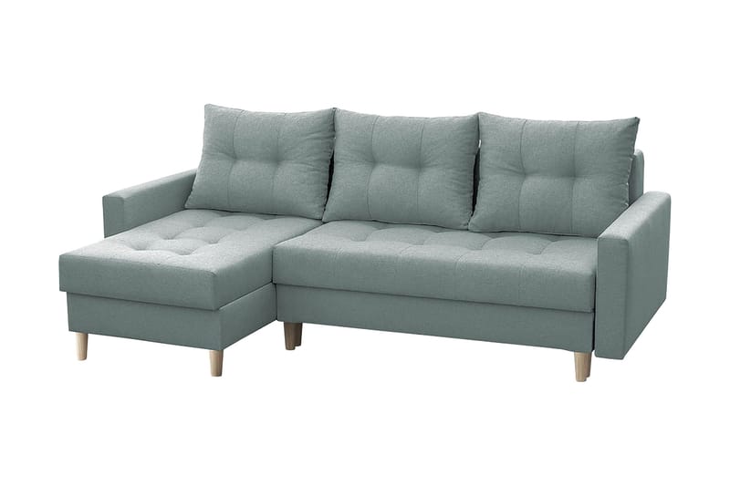 BODO Divanbäddsoffa 222x140x90 cm Grå - Möbler - Vardagsrum - Bäddsoffor