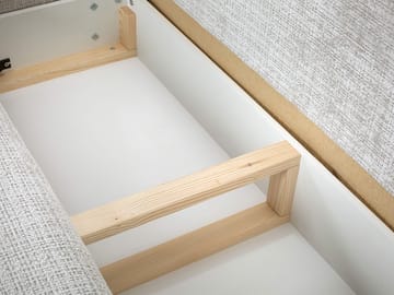 Bornalle 3-sits Bäddsoffa med divan - beige - Möbler - Vardagsrum - Bäddsoffor