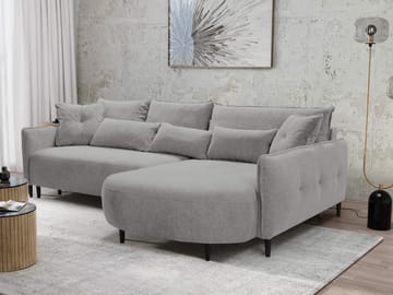 Bornalle 3-sits Bäddsoffa med divan - grå - Möbler - Vardagsrum - Bäddsoffor