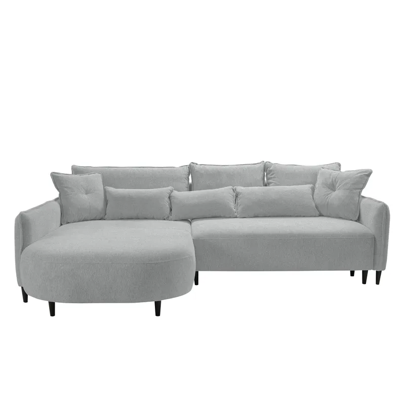 Bornalle 3-sits Bäddsoffa med divan, grå