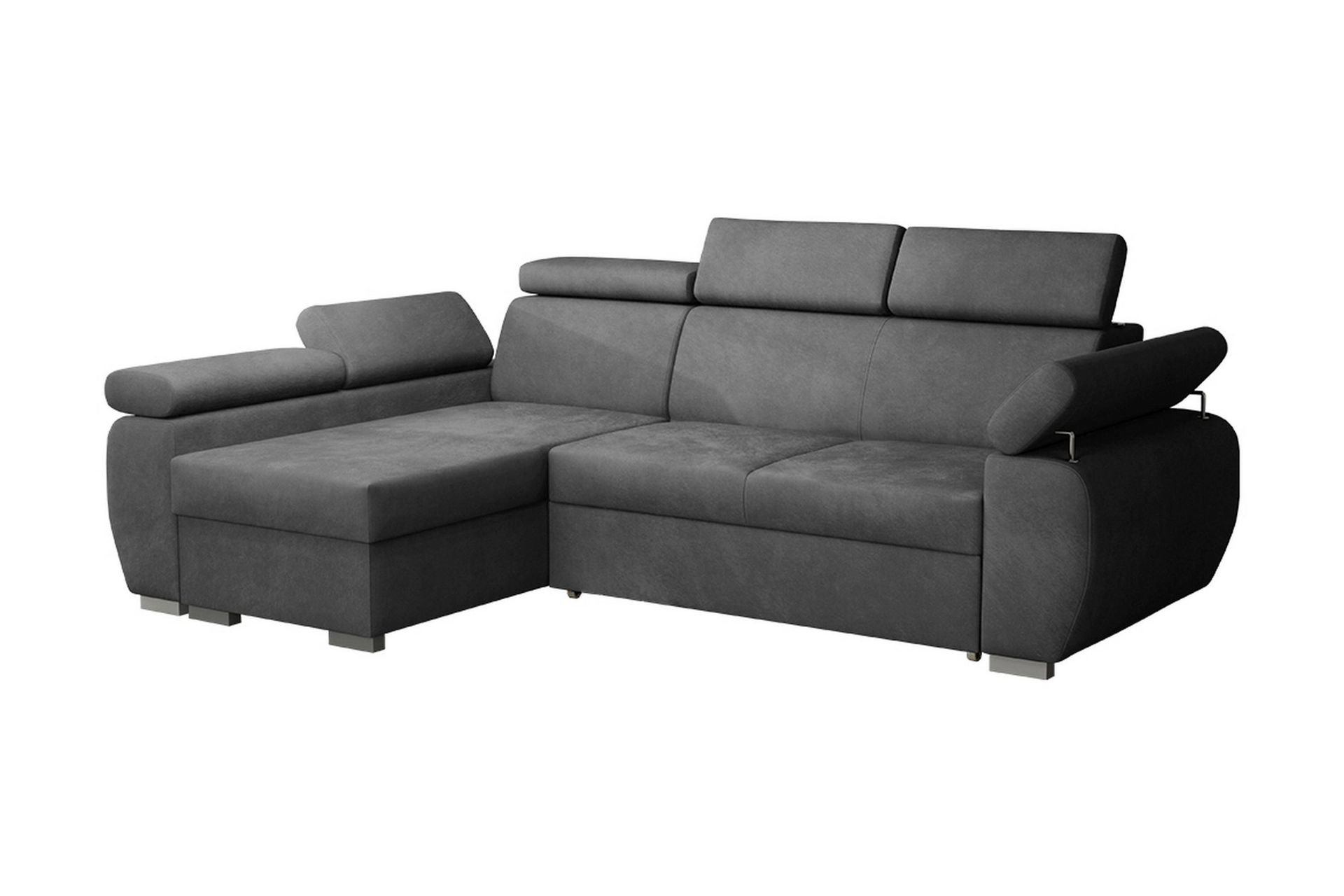 boston hörnsoffa vänster - mörkgrå