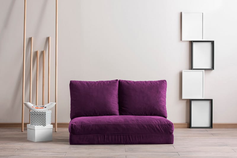 Bothwell Bäddsoffa 2-sits 120x185 Lila - Möbler - Vardagsrum - Bäddsoffor