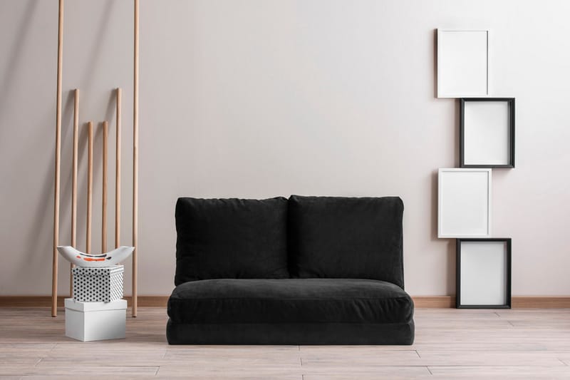 Bothwell Bäddsoffa 2-sits 120x185 Svart - Möbler - Vardagsrum - Bäddsoffor