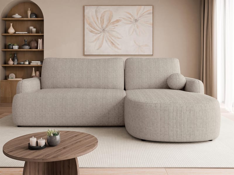 Branrel 3-sits Bäddsoffa med divan och förvaring - Möbler - Vardagsrum - Bäddsoffor - Hörnbäddsoffa