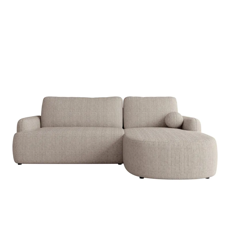 Branrel 3-sits Bäddsoffa med divan och förvaring