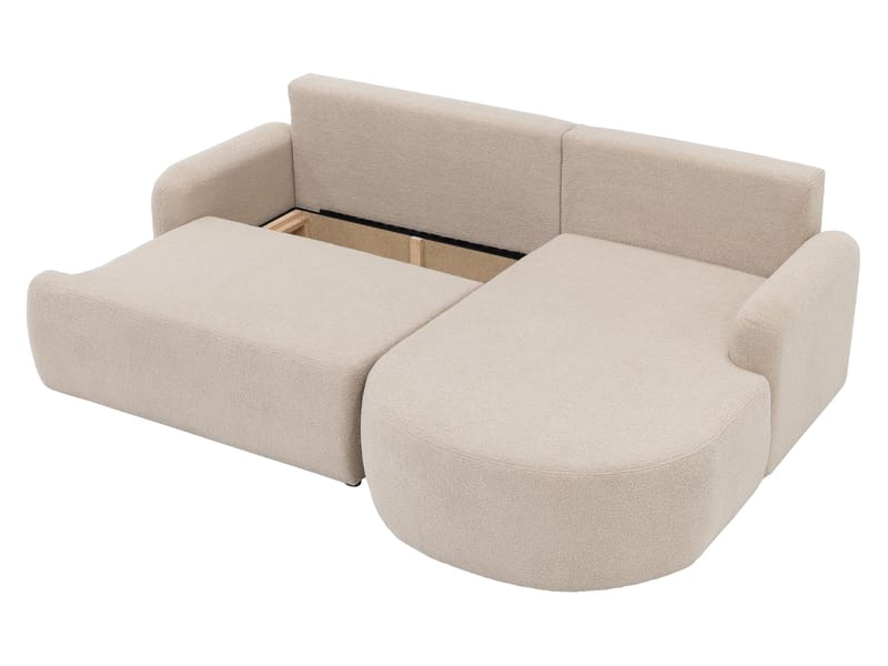 Branrel 3-sits Soffa med divan - beige - Möbler - Vardagsrum - Bäddsoffor - Hörnbäddsoffa