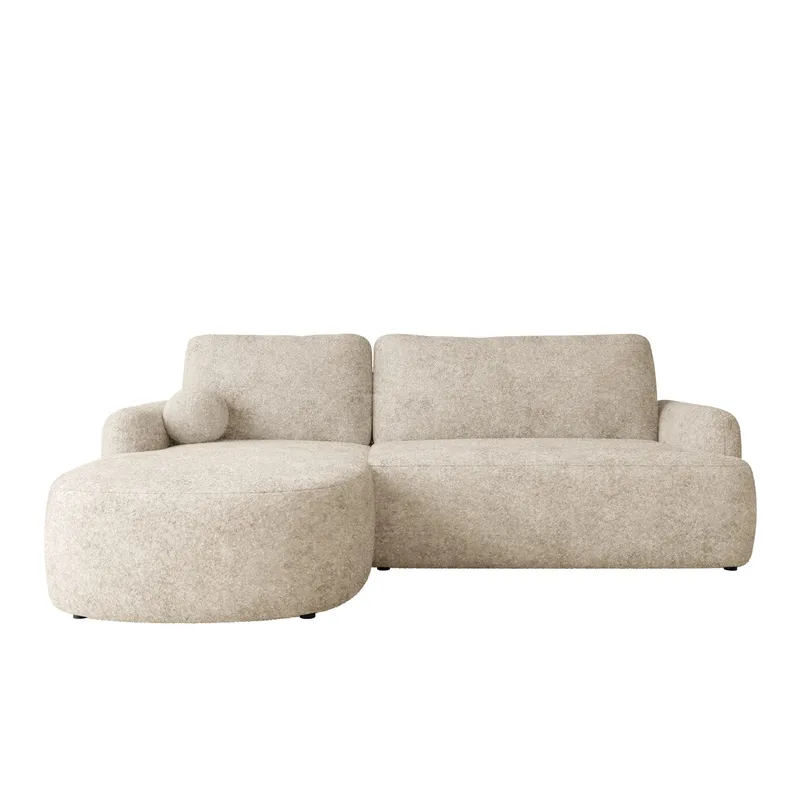 Branrel 3-sits Soffa med divan - beige - Möbler - Vardagsrum - Bäddsoffor - Hörnbäddsoffa