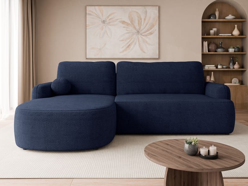 Branrel 3-sits Soffa med divan - blå - Möbler - Vardagsrum - Bäddsoffor - Hörnbäddsoffa