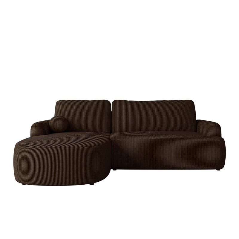 Branrel 3-sits Soffa med divan - brun - Möbler - Vardagsrum - Bäddsoffor - Hörnbäddsoffa