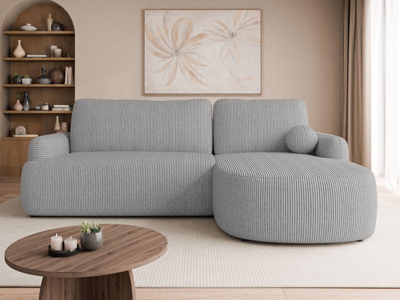 Branrel 3-sits Soffa med divan - grå - Möbler - Vardagsrum - Bäddsoffor