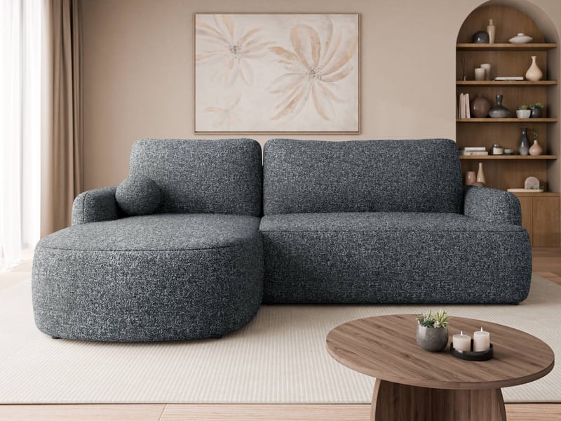 Branrel 3-sits Soffa med divan - grå - Möbler - Vardagsrum - Bäddsoffor - Hörnbäddsoffa