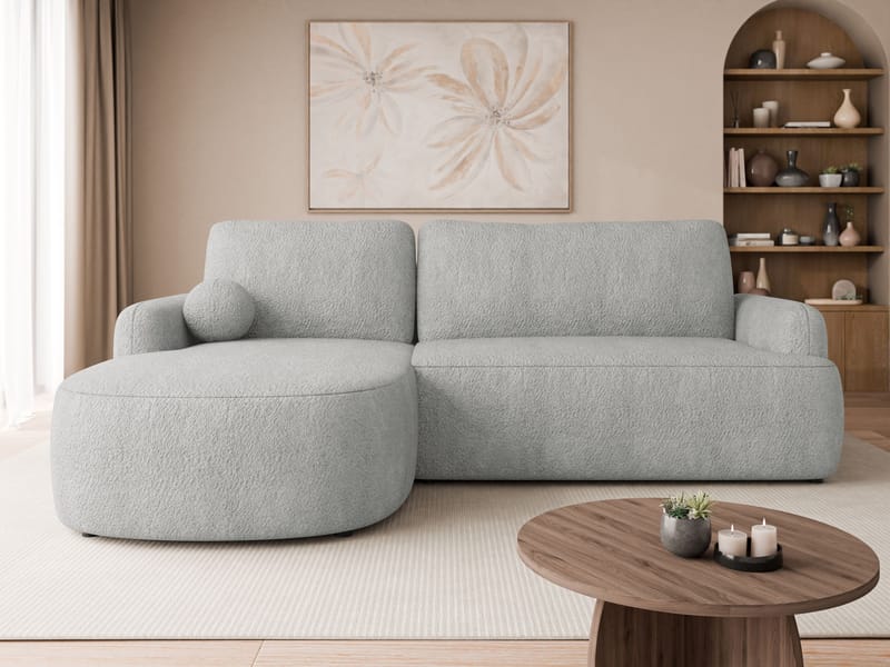 Branrel 3-sits Soffa med divan - grå - Möbler - Vardagsrum - Bäddsoffor - Hörnbäddsoffa