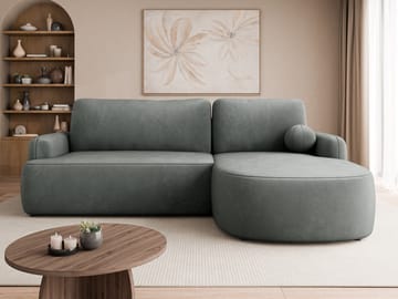 Branrel 3-sits Soffa med divan - grå - Möbler - Vardagsrum - Bäddsoffor