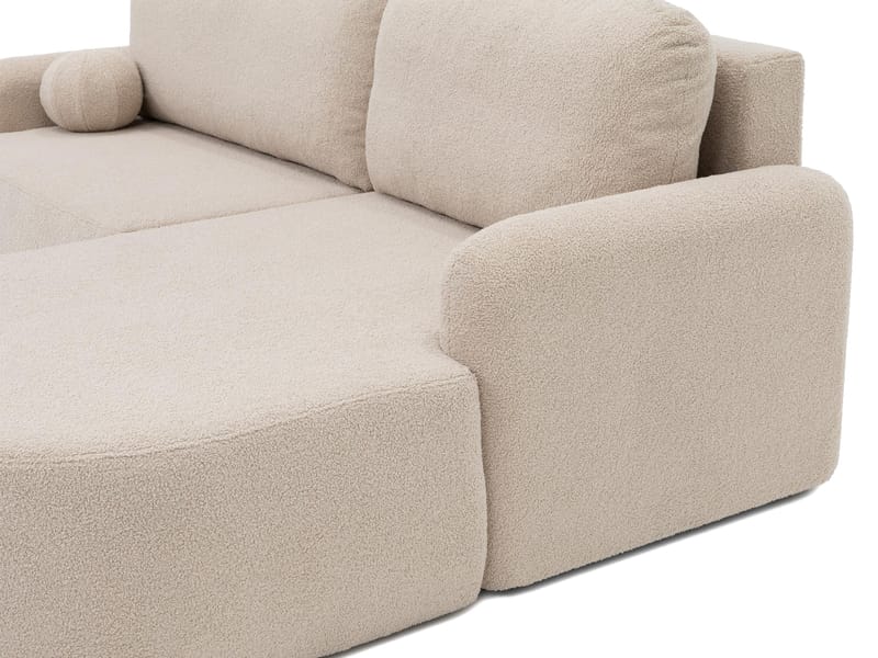 Branrel 3-sits Soffa med divan - rosa - Möbler - Vardagsrum - Bäddsoffor - Hörnbäddsoffa