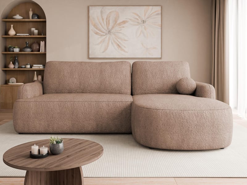 Branrel 3-sits Soffa med divan - rosa - Möbler - Vardagsrum - Bäddsoffor
