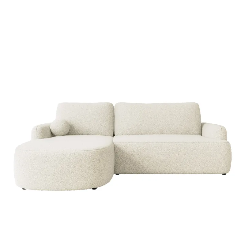 Branrel 3-sits Soffa med divan - vit - Möbler - Vardagsrum - Bäddsoffor - Hörnbäddsoffa