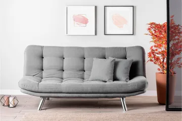 Breana Bäddsoffa 3-sits - Grå - Möbler - Vardagsrum - Bäddsoffor