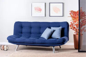 Breana Bäddsoffa 3-sits - Marinblå - Möbler - Vardagsrum - Bäddsoffor