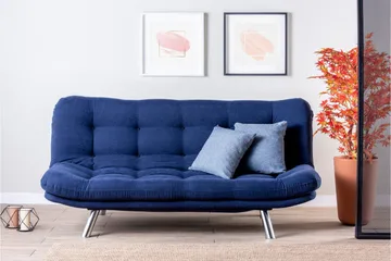 Breana Bäddsoffa 3-sits - Marinblå - Möbler - Vardagsrum - Bäddsoffor