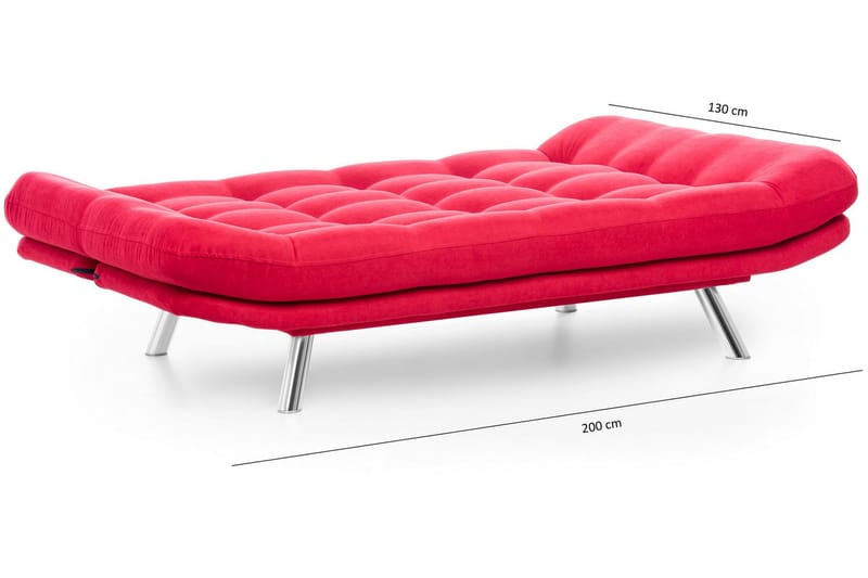 Breana Bäddsoffa 3-sits - Röd - Möbler - Vardagsrum - Bäddsoffor