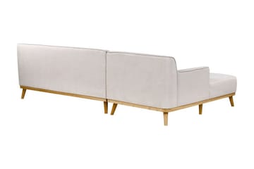 Bree Hörnsoffa 3-sits - Grå/Ljust trä - Möbler - Vardagsrum - Bäddsoffor - Bäddsoffa divan