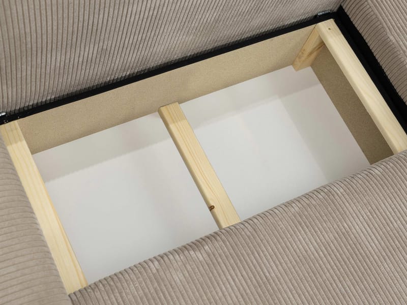 Brenor 3-sits Bäddsoffa med divan Vänstervänd - svart - Möbler - Vardagsrum - Bäddsoffor - Hörnbäddsoffa