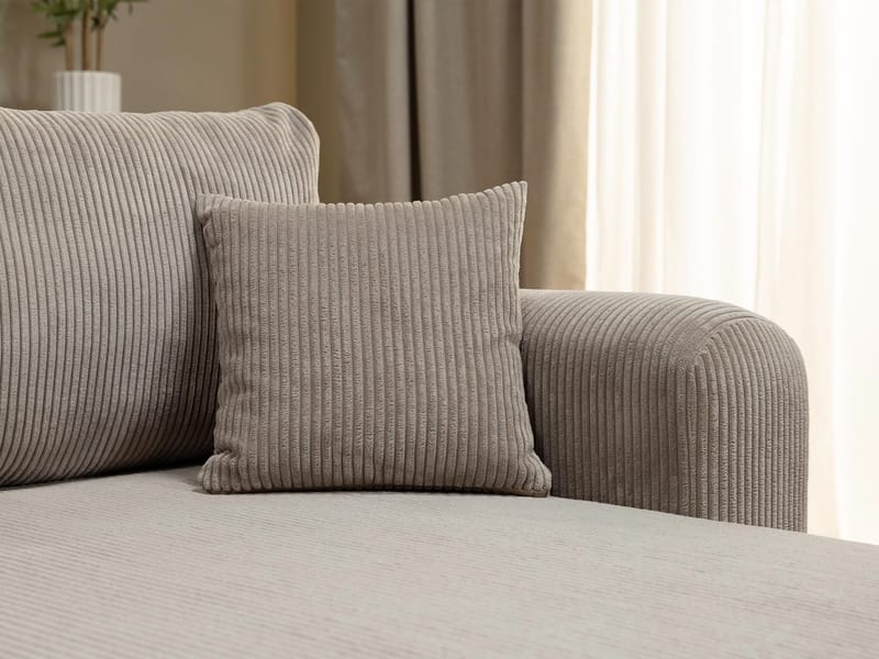 Brenor 3-sits Bäddsoffa med divan Vänstervänd - svart - Möbler - Vardagsrum - Bäddsoffor - Hörnbäddsoffa