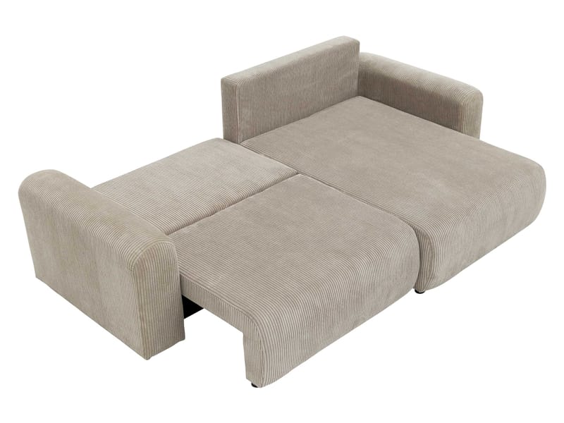 Brenor 3-sits Bäddsoffa med divan Vänstervänd - svart - Möbler - Vardagsrum - Bäddsoffor - Hörnbäddsoffa
